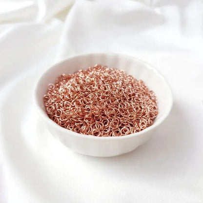 14K Gold Filled Jump Rings Rose Gold Sterling Silver Permanent Jewelry USA Bulk Packs