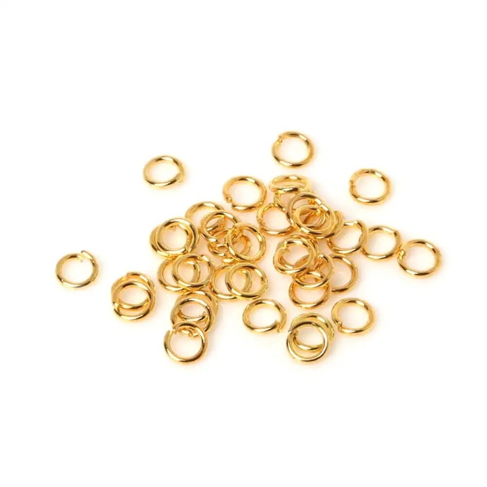 14K Gold Filled Jump Rings Rose Gold and Silver • Permanent Jewelry Supplies • Non Tarnish Open Rings • USA Made Jewelry • Bulk Packs