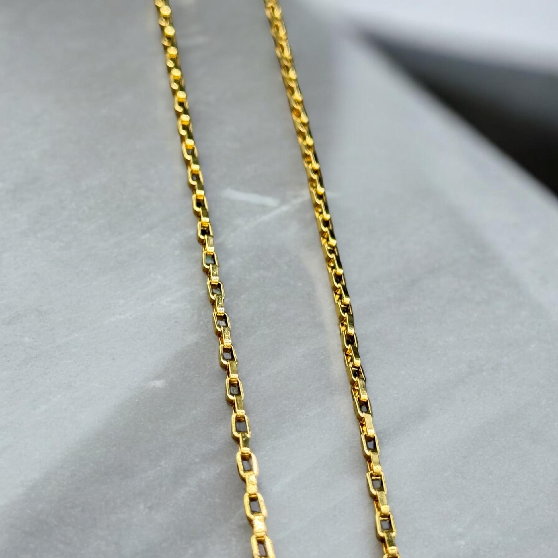 4mm and 6mm Box Chain | 14K Gold Filled & Sterling Silver Over Stainless Core Highest Quality | Extra Durable Chain
