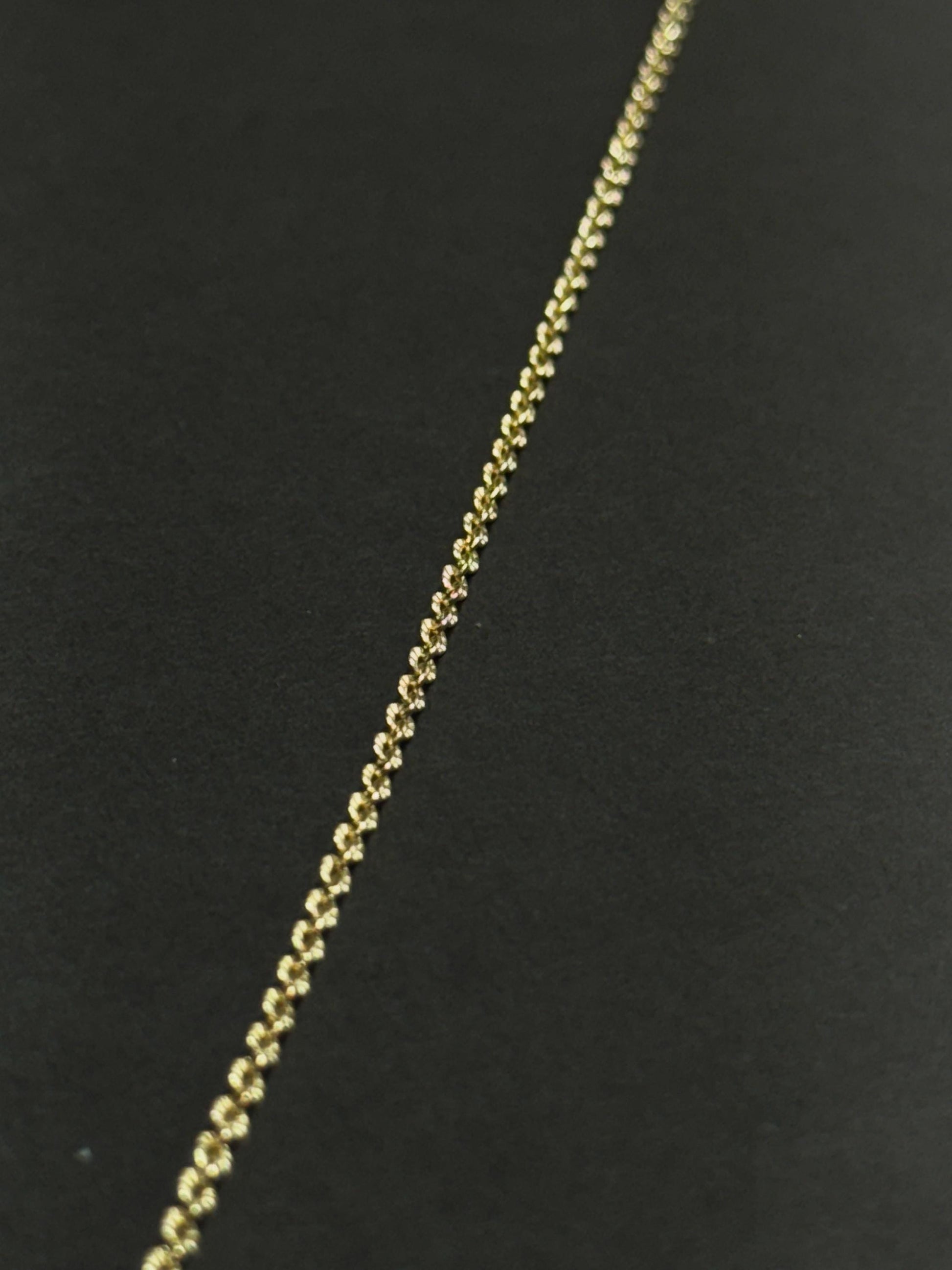 1.5mm Sunburst Chain | 14K Gold Filled and Sterling Silver | Non Tarnish Bulk Chain for Permanent Jewelry | USA Made by the Foot