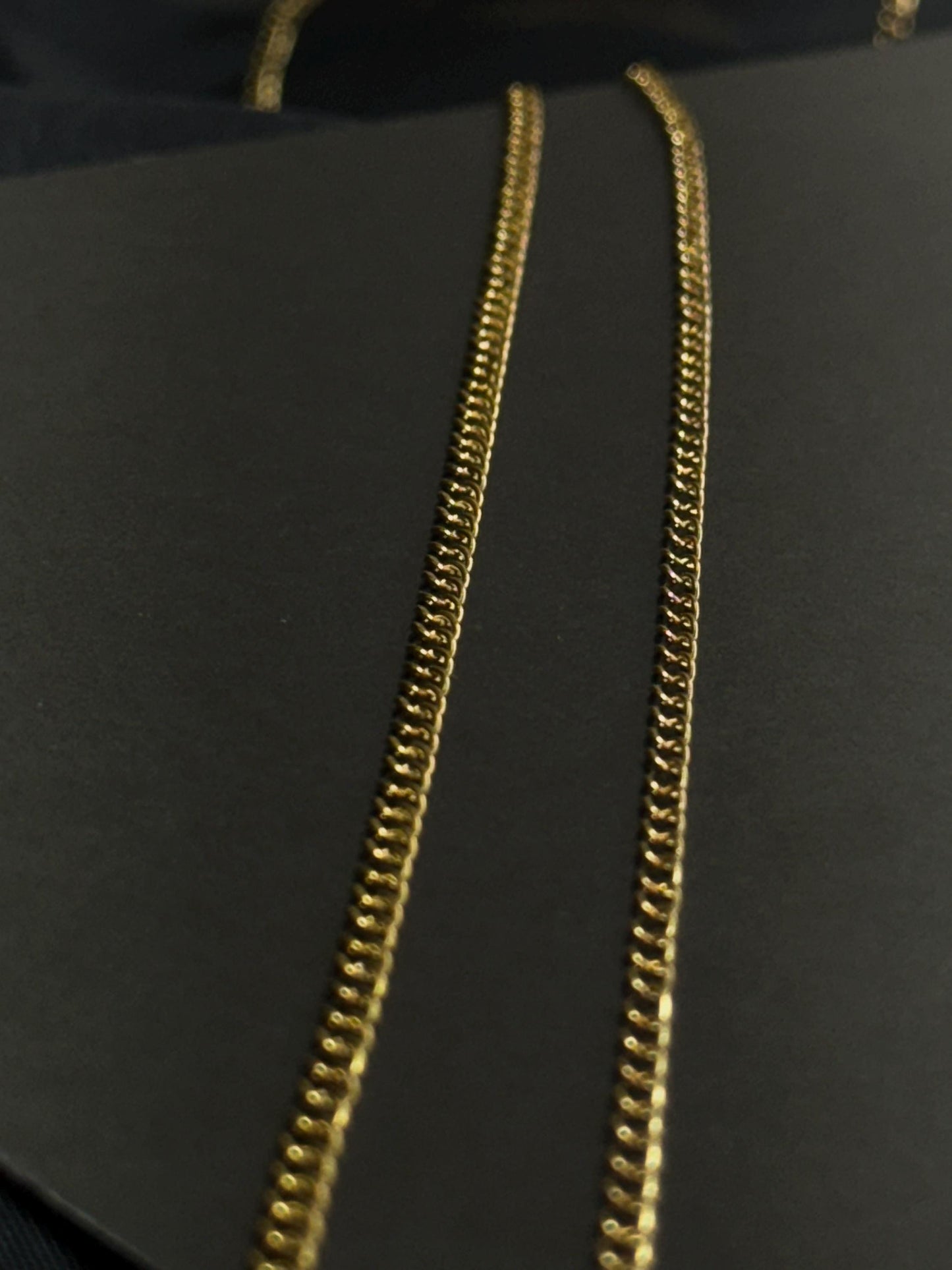 2mm / 3mm Curb Chain | 14K Gold Filled & Sterling Silver Over Stainless Steel Core Raw Gold Finish High Quality Permanent Jewelry | USA Made