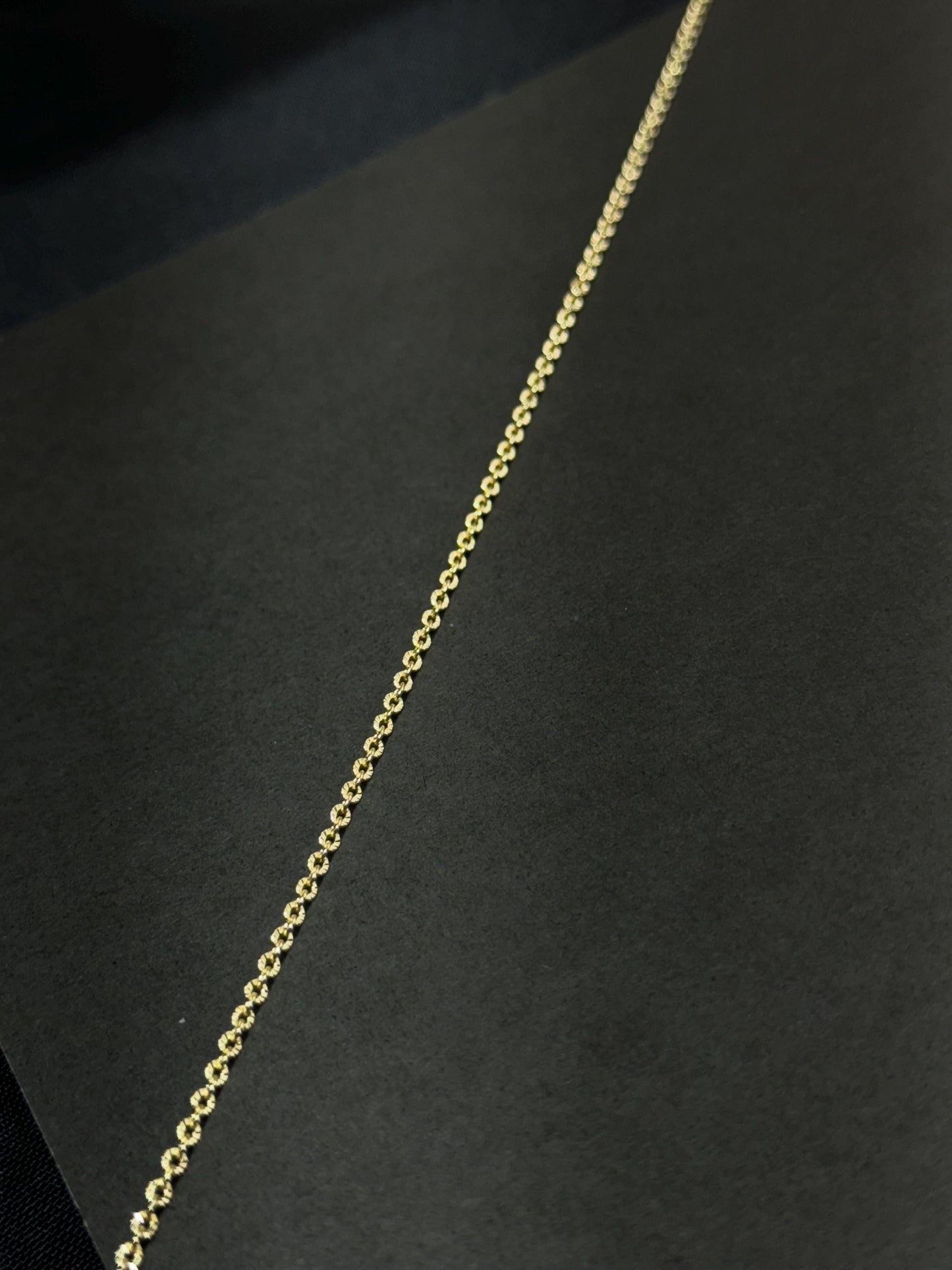 1.5mm Sunburst Chain | 14K Gold Filled and Sterling Silver | Non Tarnish Bulk Chain for Permanent Jewelry | USA Made by the Foot