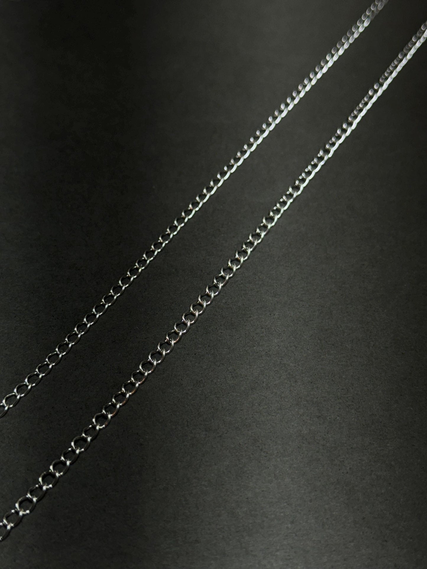 2mm / 3mm Curb Chain | 14K Gold Filled & Sterling Silver Over Stainless Steel Core Raw Gold Finish High Quality Permanent Jewelry | USA Made