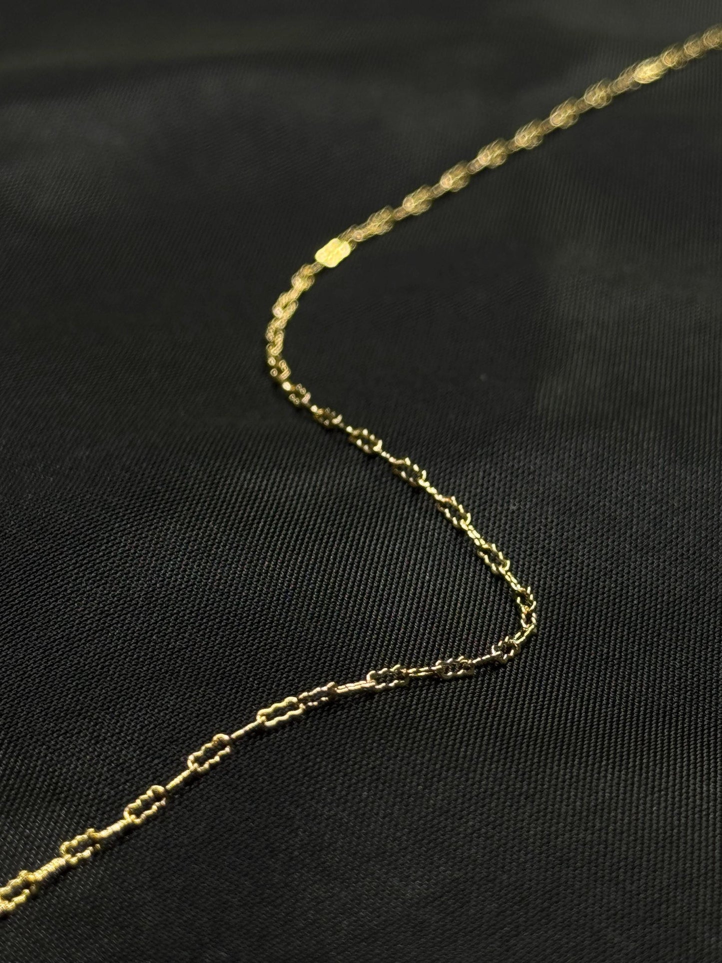 1.5mm Dainty Krinkle Clip Chain | 14K Gold Filled and Sterling Silver | Highest Quality Bulk Chain for Permanent Jewelry | USA Crafted