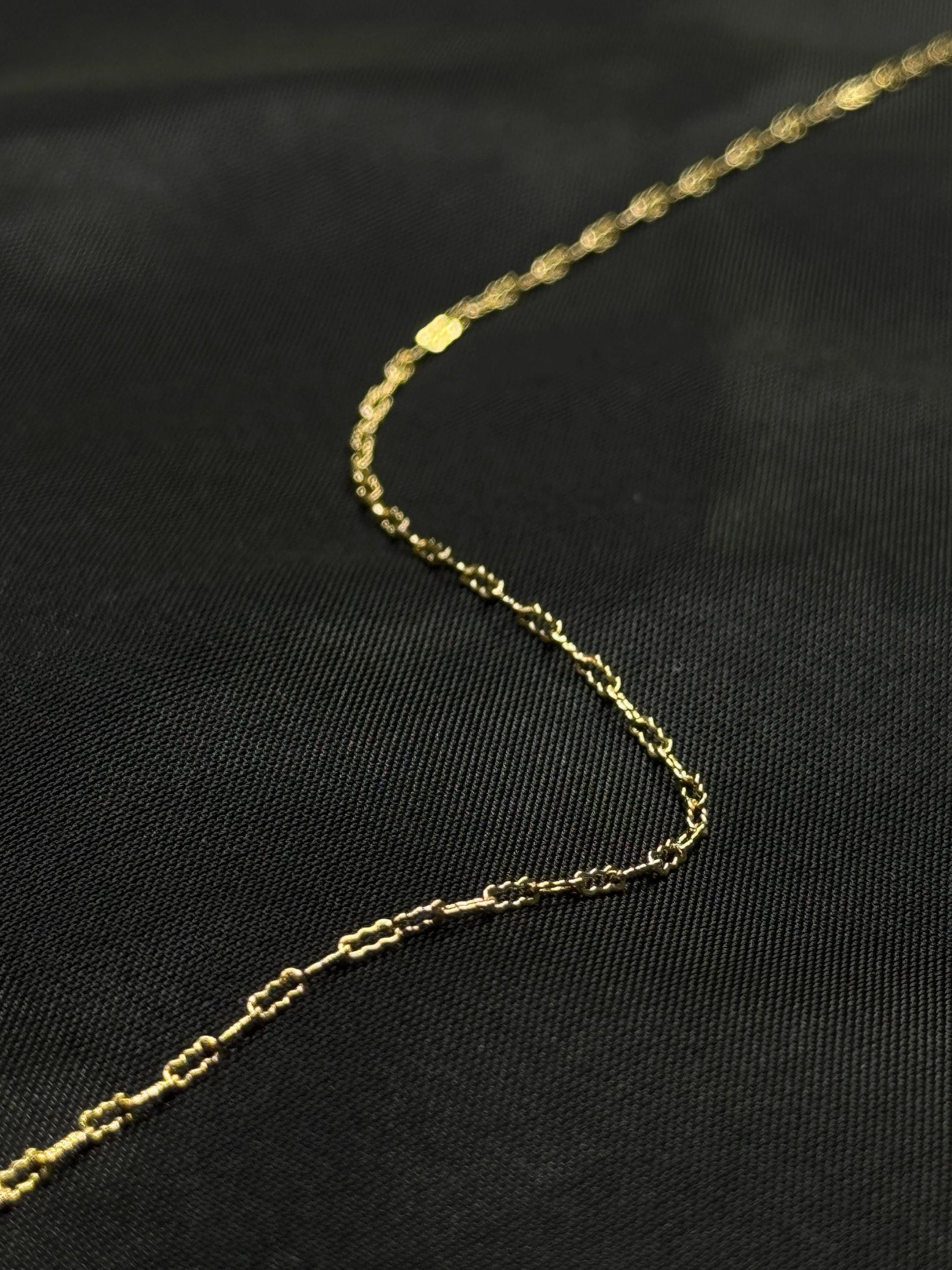 1.5mm Dainty Krinkle Clip Chain | 14K Gold Filled and Sterling Silver | Highest Quality Bulk Chain for Permanent Jewelry | USA Crafted