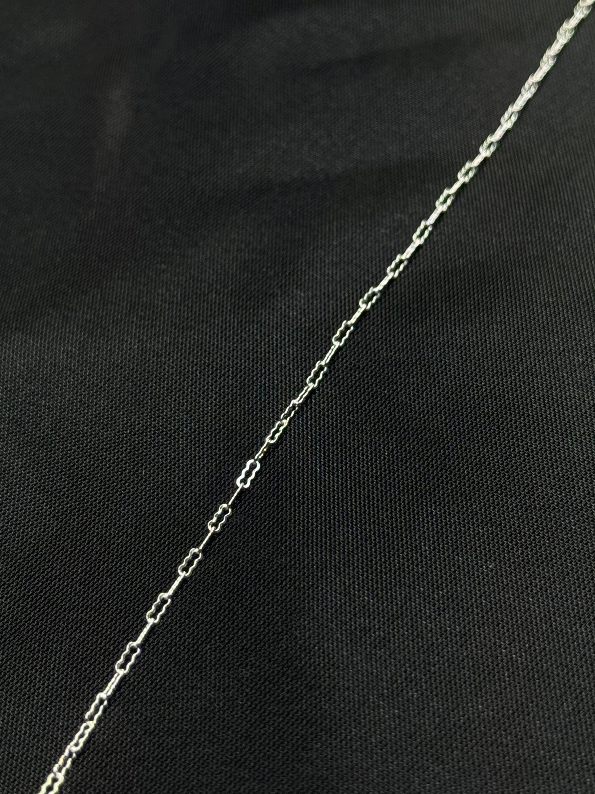 1.5mm Dainty Krinkle Clip Chain | 14K Gold Filled and Sterling Silver | Highest Quality Bulk Chain for Permanent Jewelry | USA Crafted