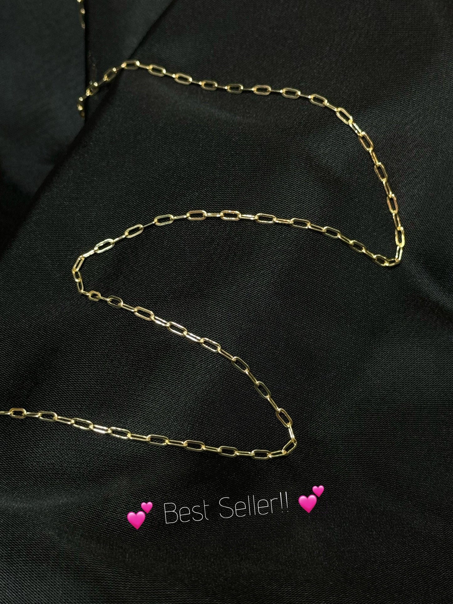 18K Gold Filled Paperclip Chain | 2.5x5mm & 4x11mm Sizes | Gold Rose Gold Silver | High Quality Chain for Permanent Jewelry | USA Made