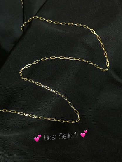 Paperclip Chain 2.5x5mm 4x11mm 18K Gold Filled Rose Gold Sterling Silver USA Made