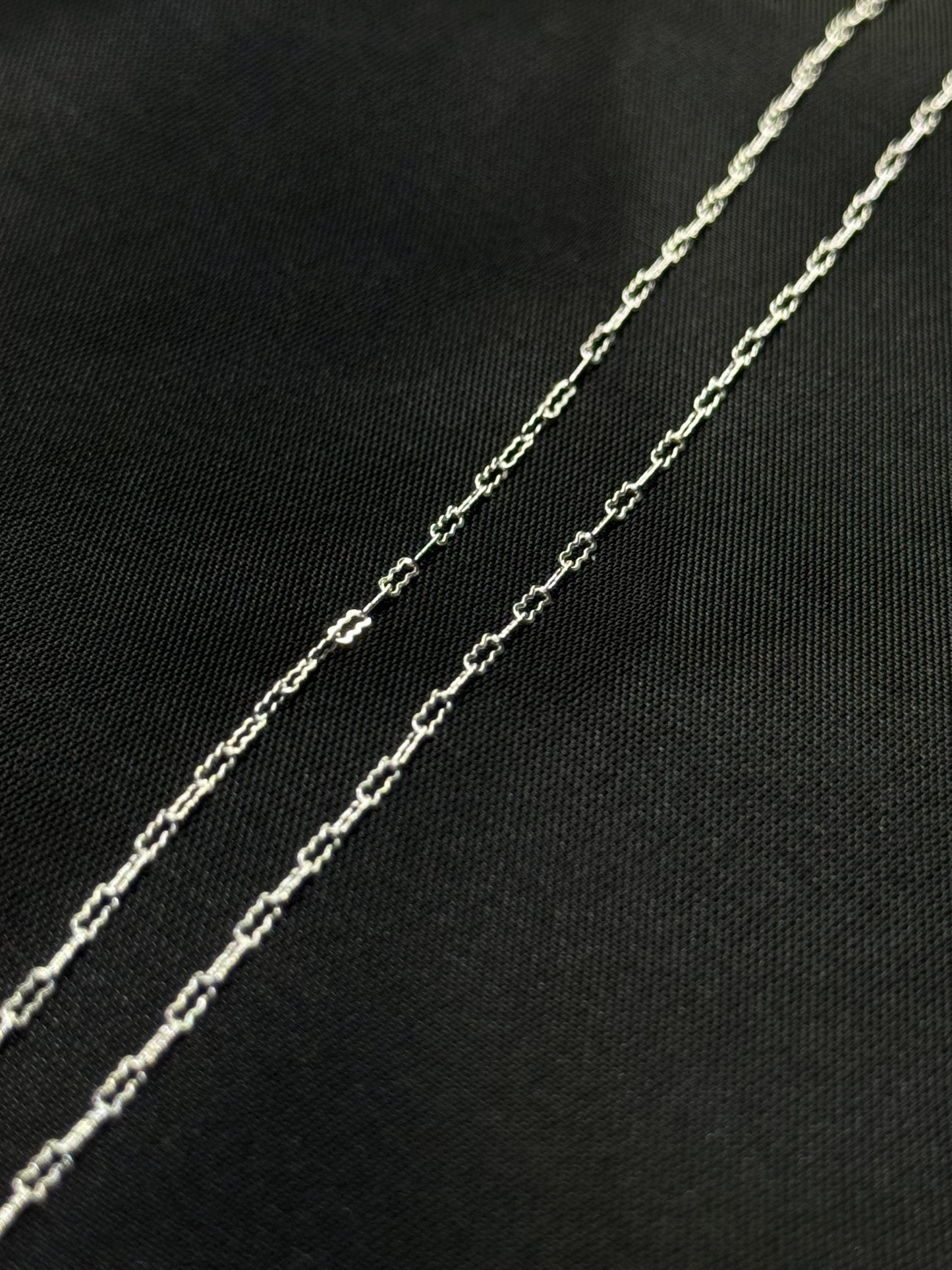 1.5mm Dainty Krinkle Clip Chain | 14K Gold Filled and Sterling Silver | Highest Quality Bulk Chain for Permanent Jewelry | USA Crafted