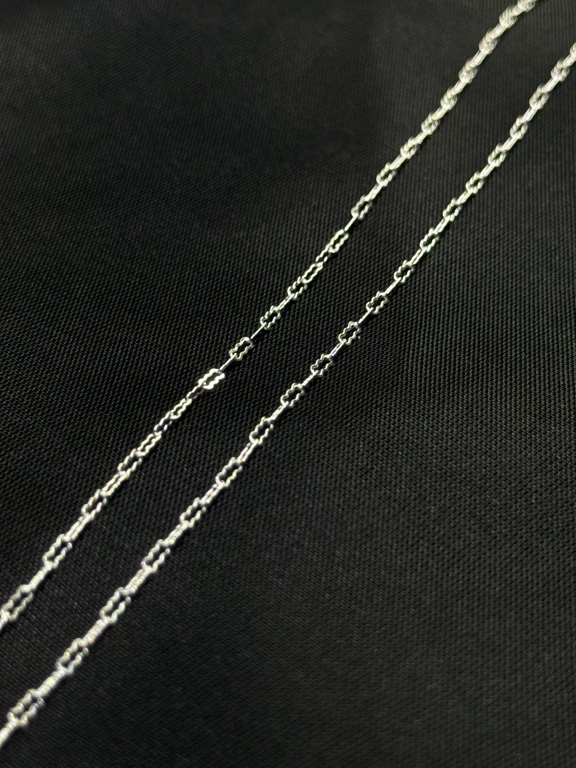1.5mm Dainty Krinkle Clip Chain | 14K Gold Filled and Sterling Silver | Highest Quality Bulk Chain for Permanent Jewelry | USA Crafted