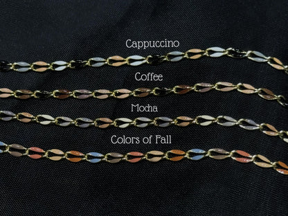 Enamel Permanent Jewelry Chain | 18K Gold Filled Colorful PJ Chain | Largest Color Selection