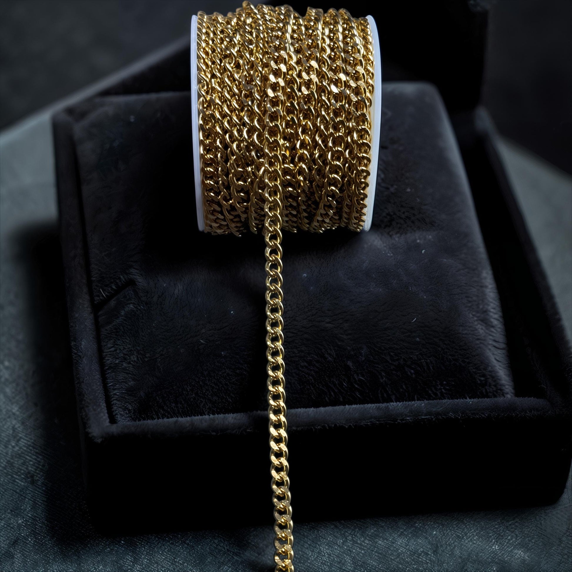 Cuban Chain for Permanent Jewelry | 14K Gold Filled | Sterling Silver | 2mm 3mm 4mm