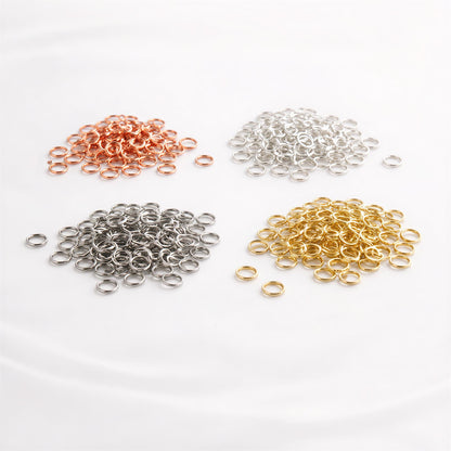 14K Gold Filled Jump Rings Rose Gold Sterling Silver Permanent Jewelry USA Bulk Packs