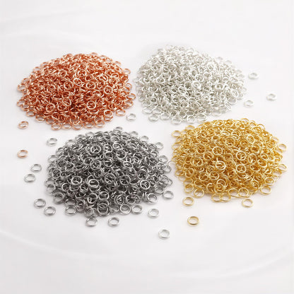 14K Gold Filled Jump Rings Rose Gold Sterling Silver Permanent Jewelry USA Bulk Packs