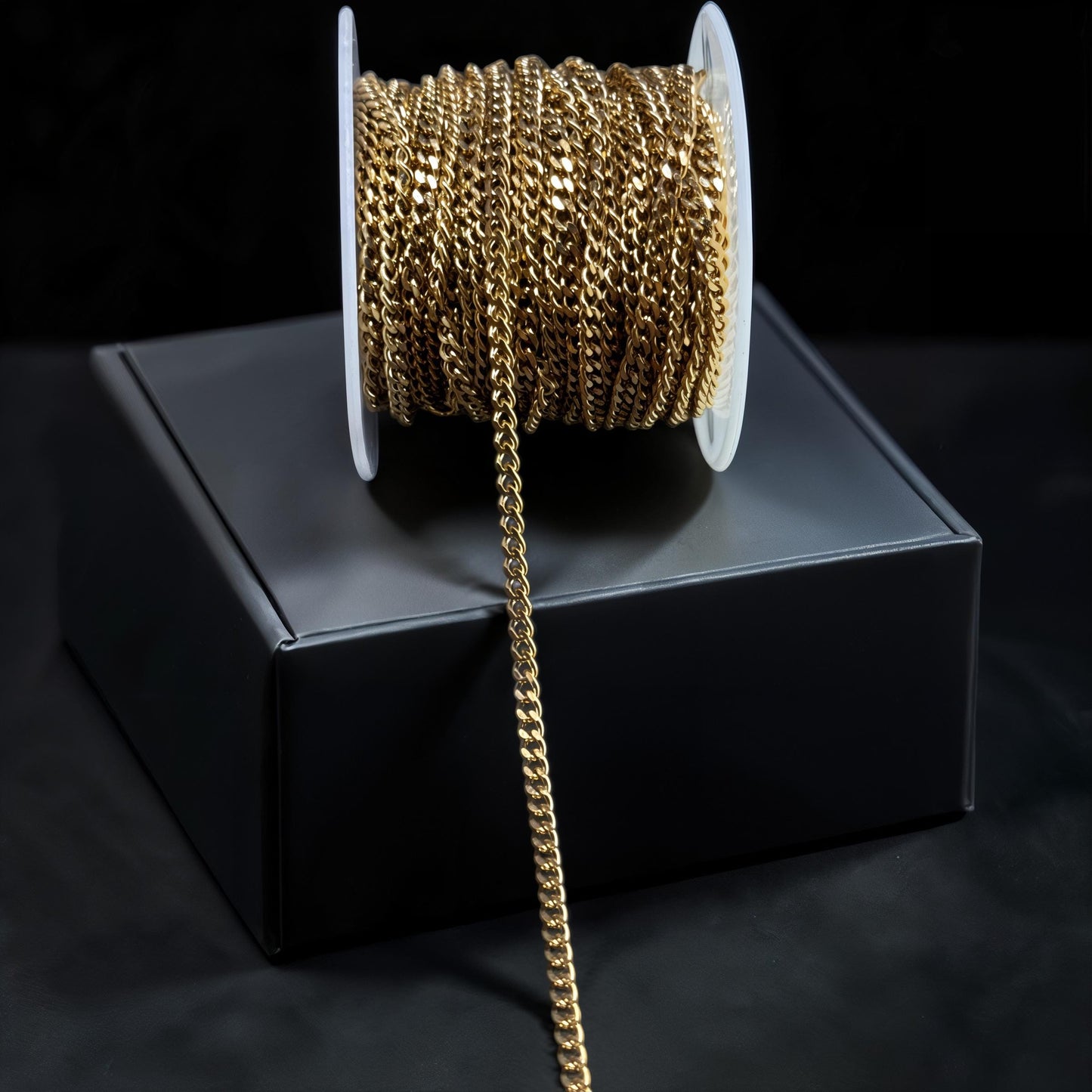 Cuban Chain for Permanent Jewelry | 14K Gold Filled | Sterling Silver | 2mm 3mm 4mm