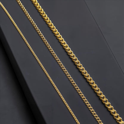 Cuban Chain for Permanent Jewelry | 14K Gold Filled | Sterling Silver | 2mm 3mm 4mm