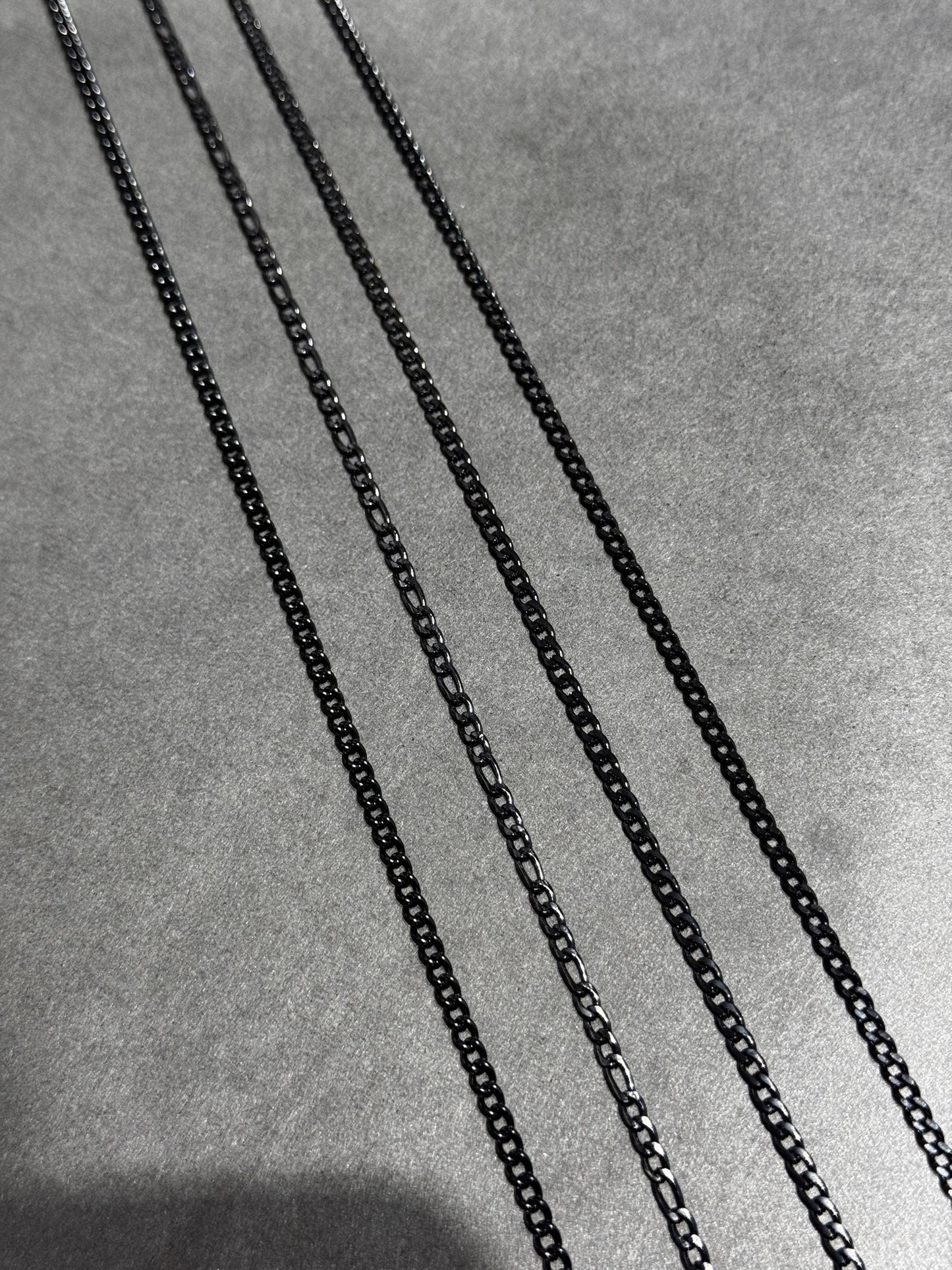 The Blacklist | Black Stainless Steel Chain | Ultra Durable Permanent Jewelry Chain | Longest Lasting Finish Yet