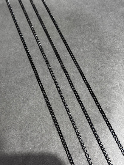 The Blacklist | Black Stainless Steel Chain | Ultra Durable Permanent Jewelry Chain | Longest Lasting Finish Yet