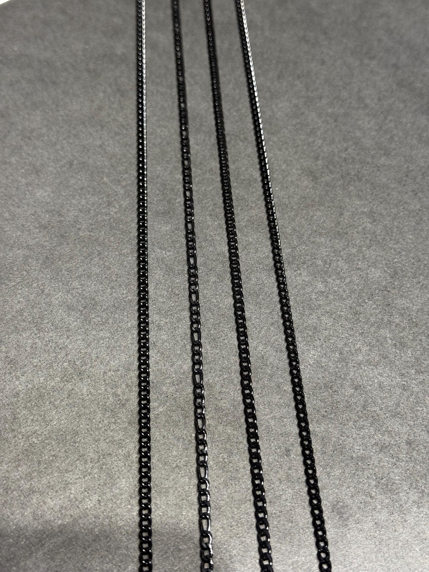 The Blacklist | Black Stainless Steel Chain | Ultra Durable Permanent Jewelry Chain | Longest Lasting Finish Yet