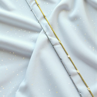 Sunburst Link | 2mm | 14K Gold Filled | Sterling Silver | Over Stainless Core