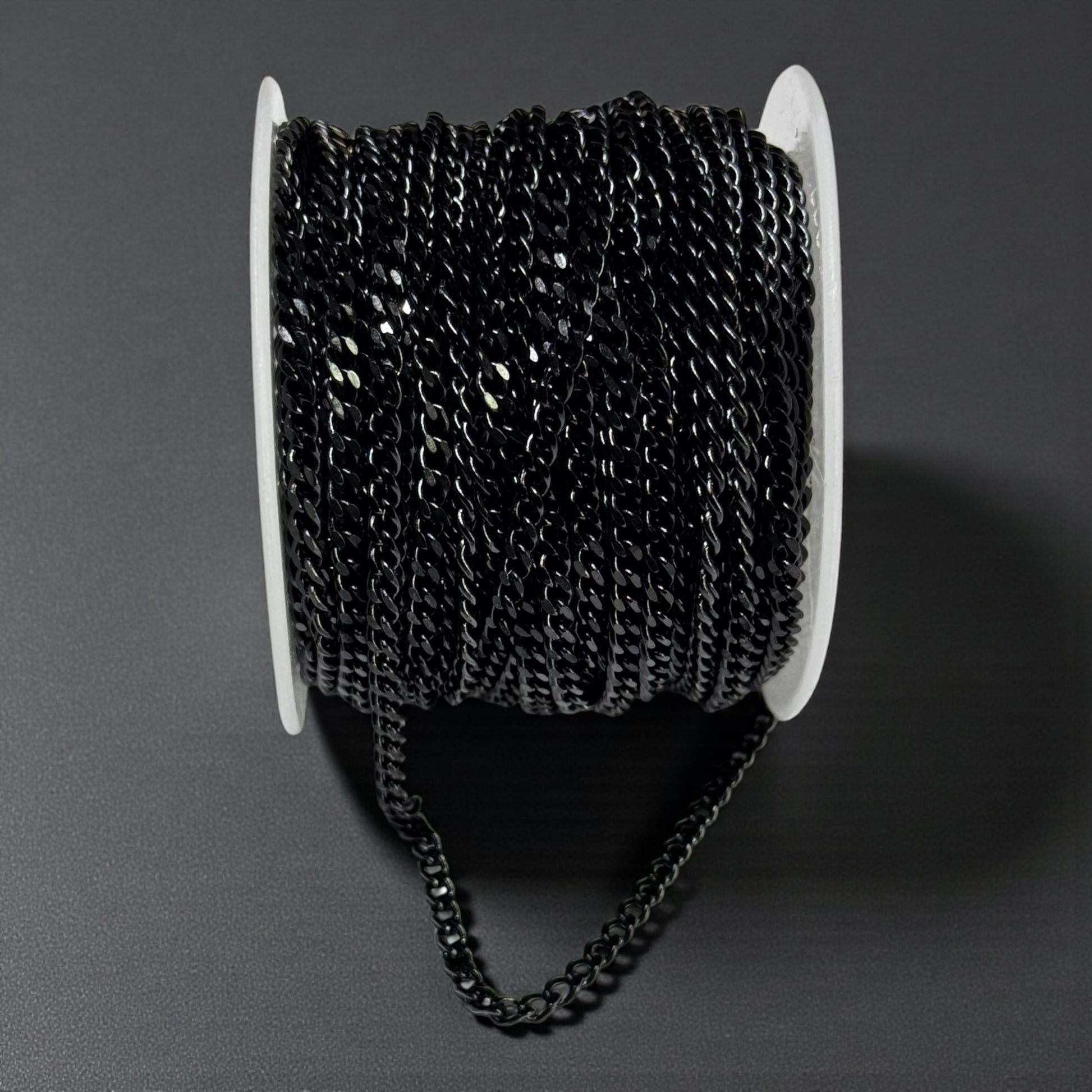 The Blacklist | Black Stainless Steel Chain | Ultra Durable Permanent Jewelry Chain | Longest Lasting Finish Yet