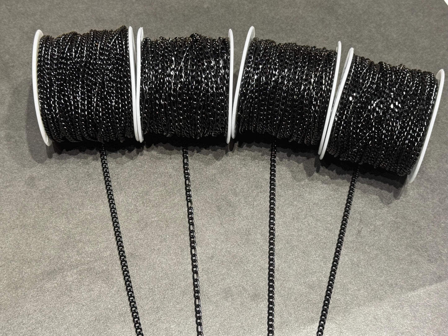 The Blacklist | Black Stainless Steel Chain | Ultra Durable Permanent Jewelry Chain | Longest Lasting Finish Yet