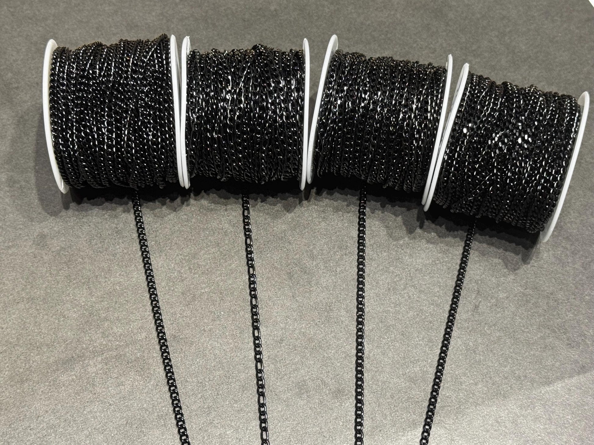 The Blacklist | Black Stainless Steel Chain | Ultra Durable Permanent Jewelry Chain | Longest Lasting Finish Yet