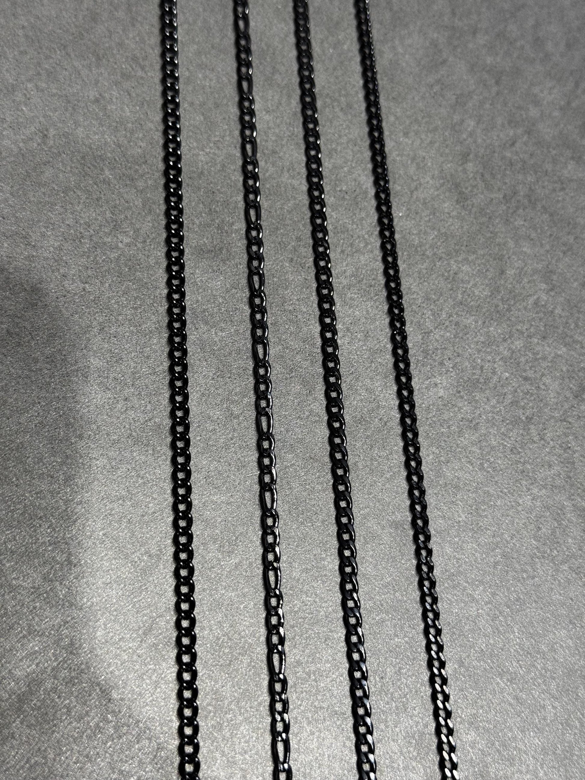 The Blacklist | Black Stainless Steel Chain | Ultra Durable Permanent Jewelry Chain | Longest Lasting Finish Yet