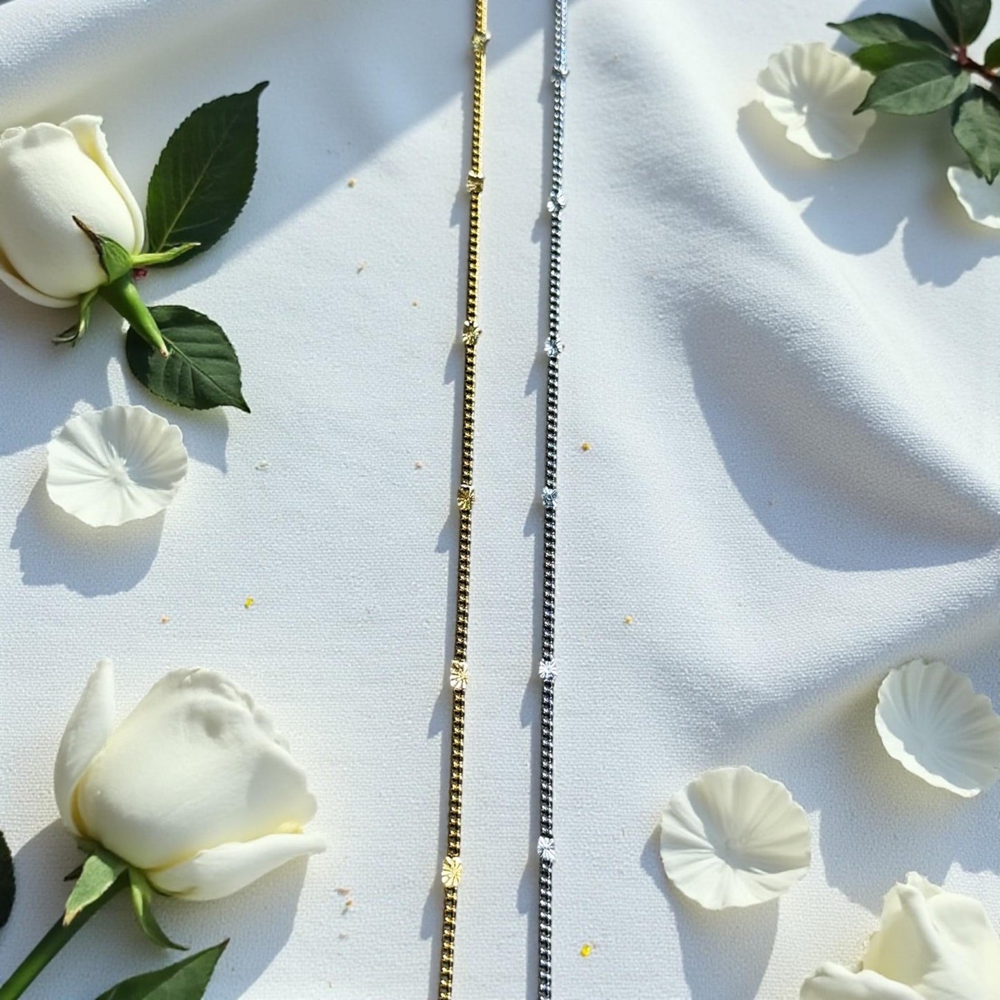 Sunburst Link | 2mm | 14K Gold Filled | Sterling Silver | Over Stainless Core