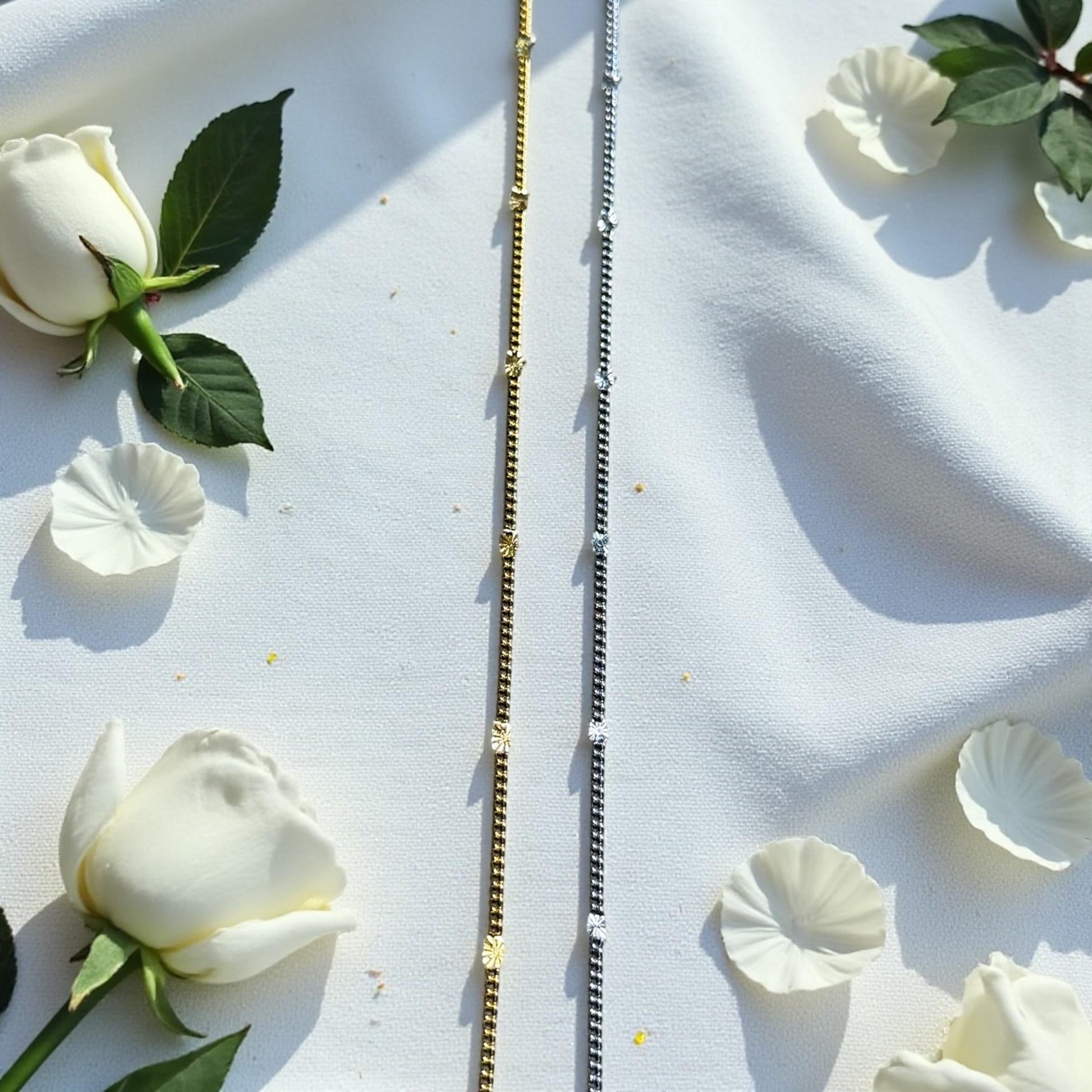 Sunburst Link | 2mm | 14K Gold Filled | Sterling Silver | Over Stainless Core
