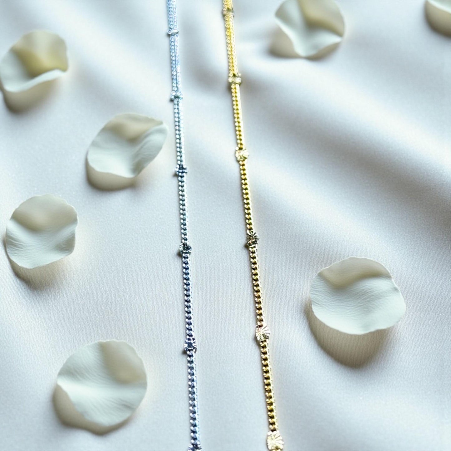 Sunburst Link | 2mm | 14K Gold Filled | Sterling Silver | Over Stainless Core