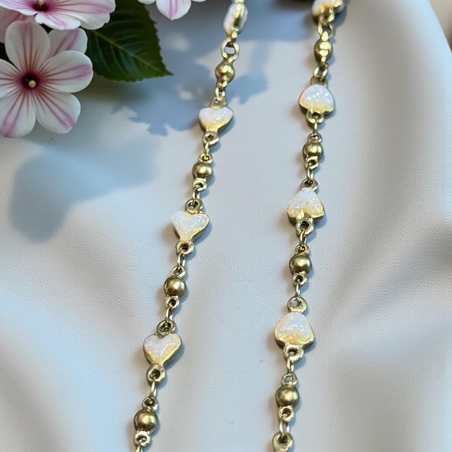 Enamel Solid Heart Chain | 4mm | 14K Gold Filled | Sterling Silver | Over Stainless Core
