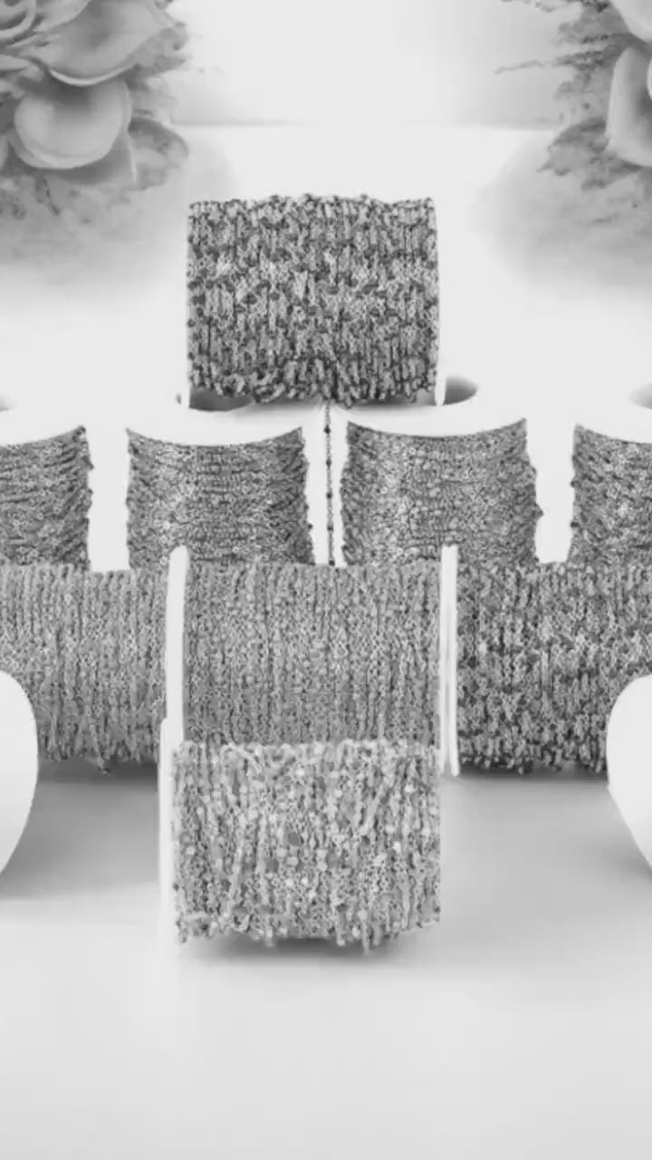 18K Gold Filled Enamel Drip Chain 2mm | Multicolor Gold Chain | Highest Quality Bulk Chain for Permanent Jewelry | USA Crafted