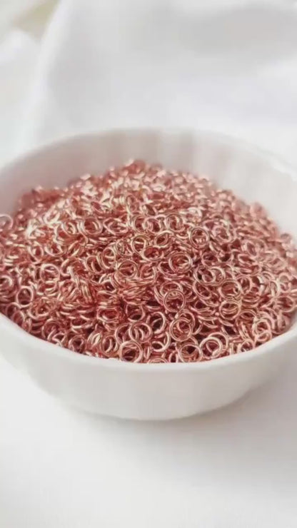 Jump Rings for Permanent Jewelry | 14K Gold Filled | Rose Gold | Sterling Silver