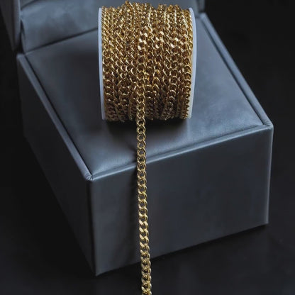 Cuban Chain for Permanent Jewelry | 14K Gold Filled | Sterling Silver | 2mm 3mm 4mm