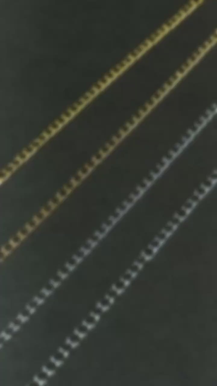 2mm/3mm Curb Chain 14K Gold Filled Sterling Silver Over Stainless Steel Raw-Gold Finish